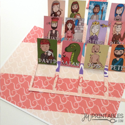 Bible Character Guess Who Game - JW Printables