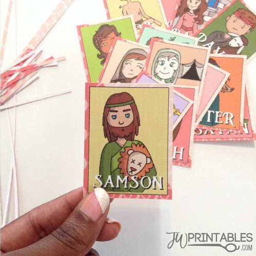 Bible Character Guess Who Game - JW Printables