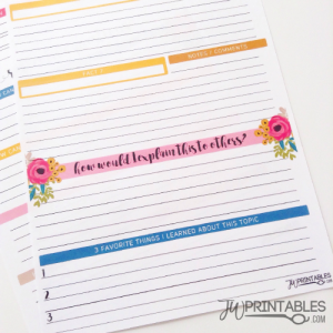 JW Personal Bible Study Sheets -Study By Topic