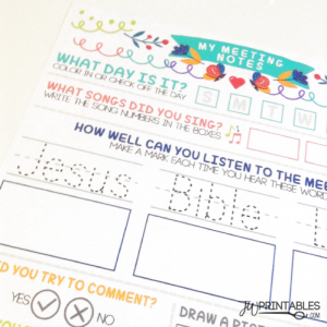 My Meeting Notes Workbook For Kids