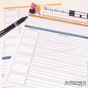 Personal Study Location Study Worksheet