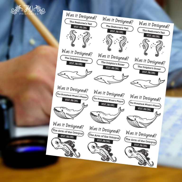 Was it Designed Stickers – Aquatic Animals