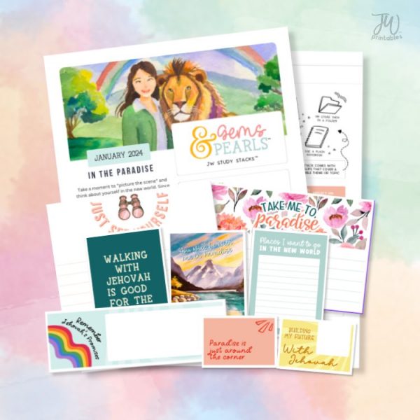 Gems &amp; Pearls: In the paradise - JW Printables