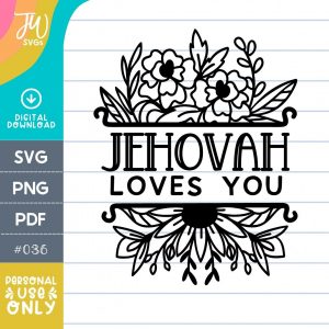 JW SVG: Jehovah Loves You