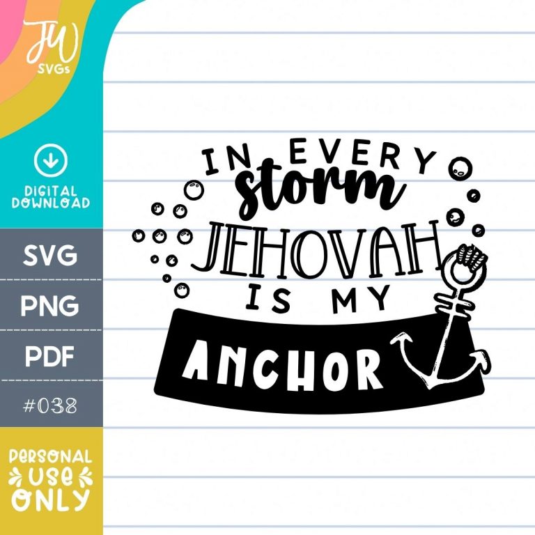 JW SVG: Jehovah is my Anchor