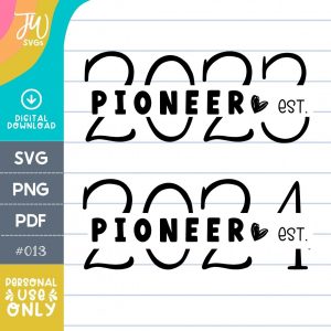 JW SVG: Pioneer 2023 + 2024