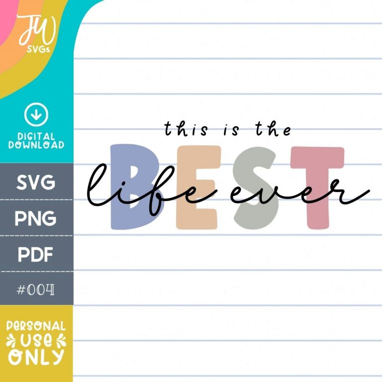 JW SVG: This is the Best Life Ever