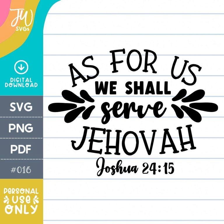 JW SVG: We Shall Serve Jehovah