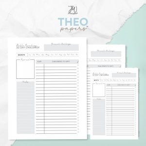 Theo Papers™ - 30 Day Bible Reading Challenge