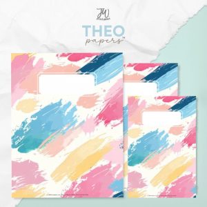 Theo Papers™ - Cover - Abstract Paint Strokes
