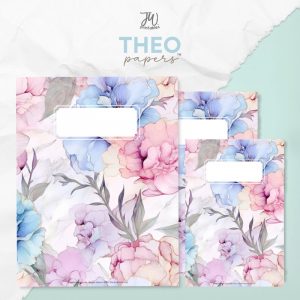 Theo Papers™ - Cover - Pastel Florals