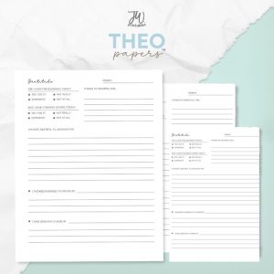 Theo Papers™ - Gratitude Log