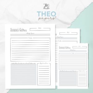 Theo Papers™ - Personal Study Guide Notes