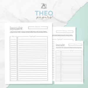 Theo Papers™ - Personal Study Highlights