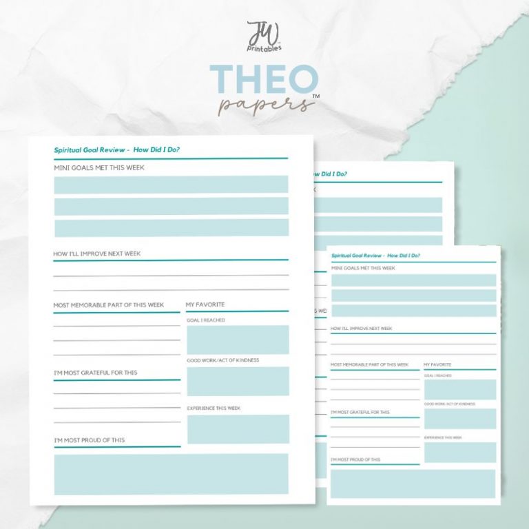Theo Papers™ – Spiritual Goals Review