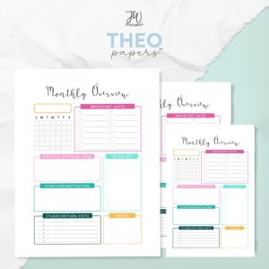 Theo Papers™ - Theocratic Monthly Overview
