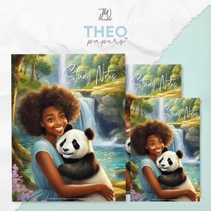 Theo Papers™ - Cover - Woman in Paradise With Panda