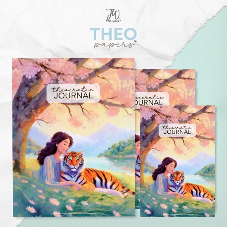 Theo Papers™ – Cover – Woman in Paradise With Tiger