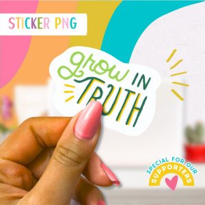 JW Sticker: Grow in Truth