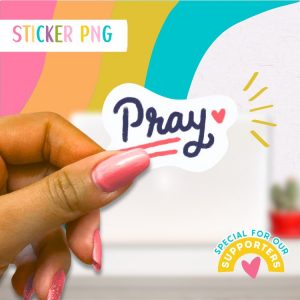 JW Sticker: Pray