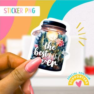 JW Sticker: The Best Life Ever Jar