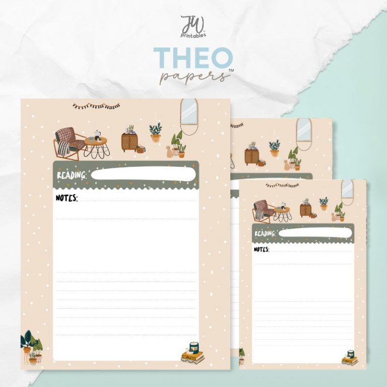 Theo Papers™ – Study Notes Boho