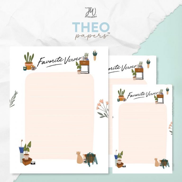 Theo Papers™ – Favorite Bible Verse Boho