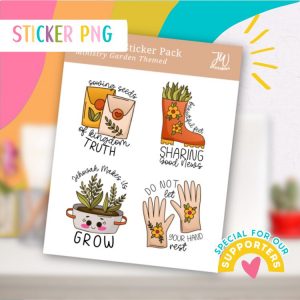 JW Sticker: Ministry Garden
