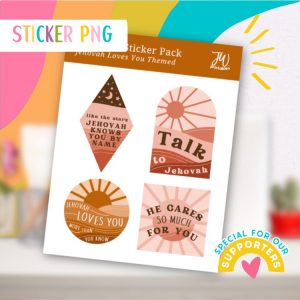 JW Sticker: Jehovah's Love