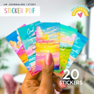 JW Sticker: Watercolor Cheerful Landscape Planner
