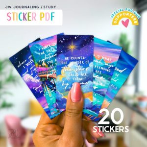 JW Sticker: Watercolor Moonlight Glow Planner