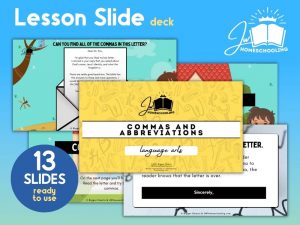 Commas and Abbreviations | Lesson Slide Deck