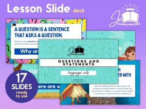 Questions and Statements | Lesson Slide Deck