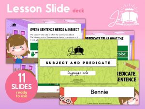 Subject and Predicate | Lesson Slide Deck