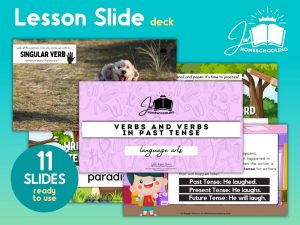 Verbs and Past Tense Verbs | Lesson Slide Deck