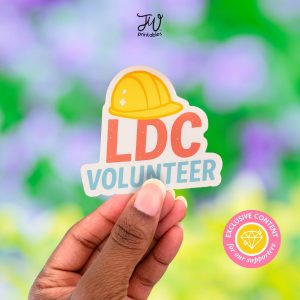 JW Sticker: LDC Volunteer