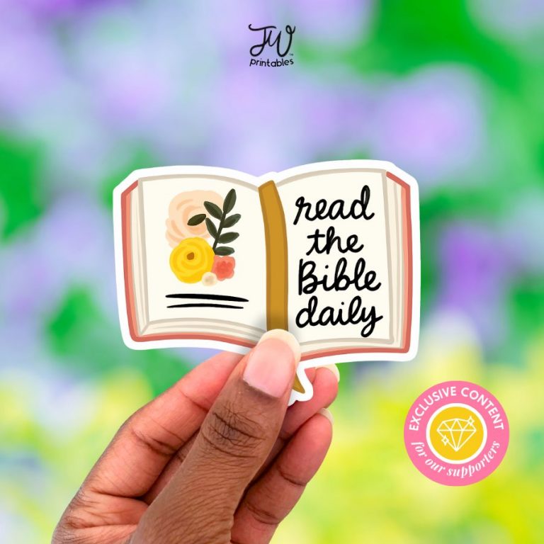 JW Sticker: Read the Bible Daily