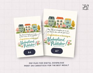 JW Greeting Card Printable | Congratulations Unbaptized Publisher