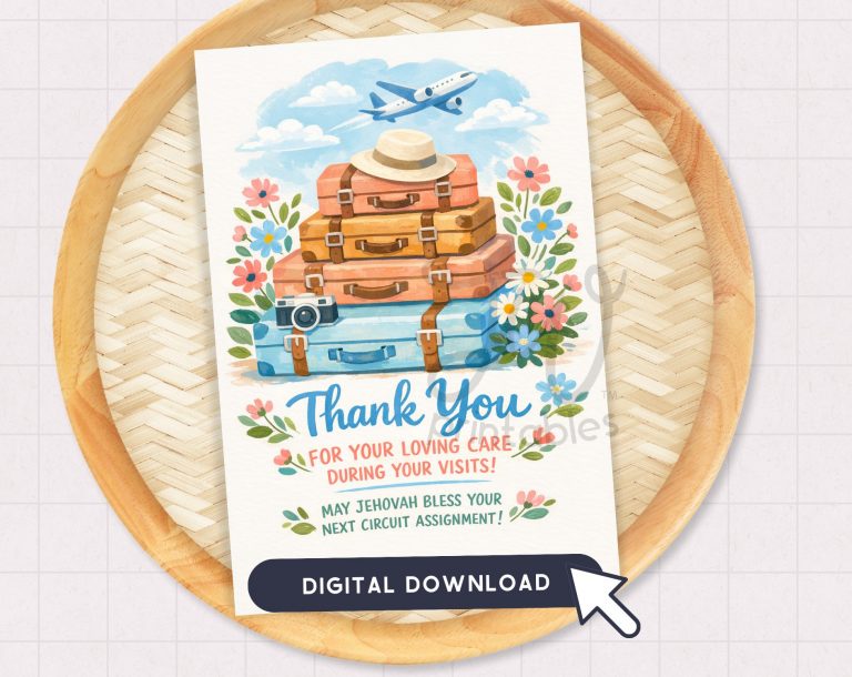 JW Greeting Card Printable | Thank You Circuit Overseer