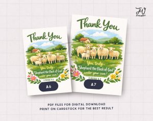 JW Greeting Card Printable | Thank You Shepherd Flock of God 1 Peter 5:2