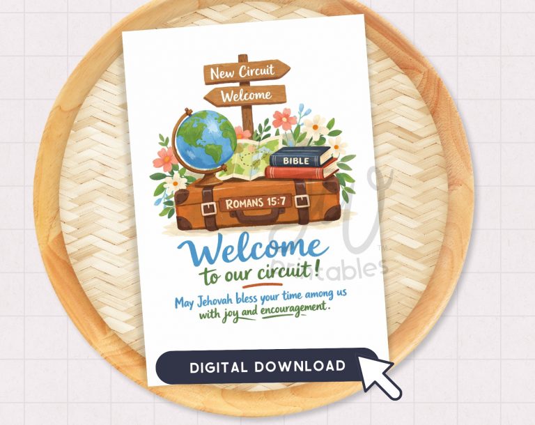 JW Greeting Card Printable | Welcome to Our Circuit Romans 15:7