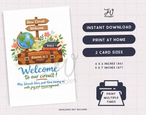 JW Greeting Card Printable | Welcome to Our Circuit Romans 15:7