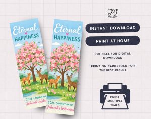 JW Bookmark Printable | Eternal Happiness 2026 Convention