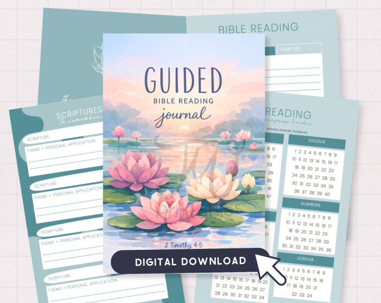 Guided Bible Reading Journal