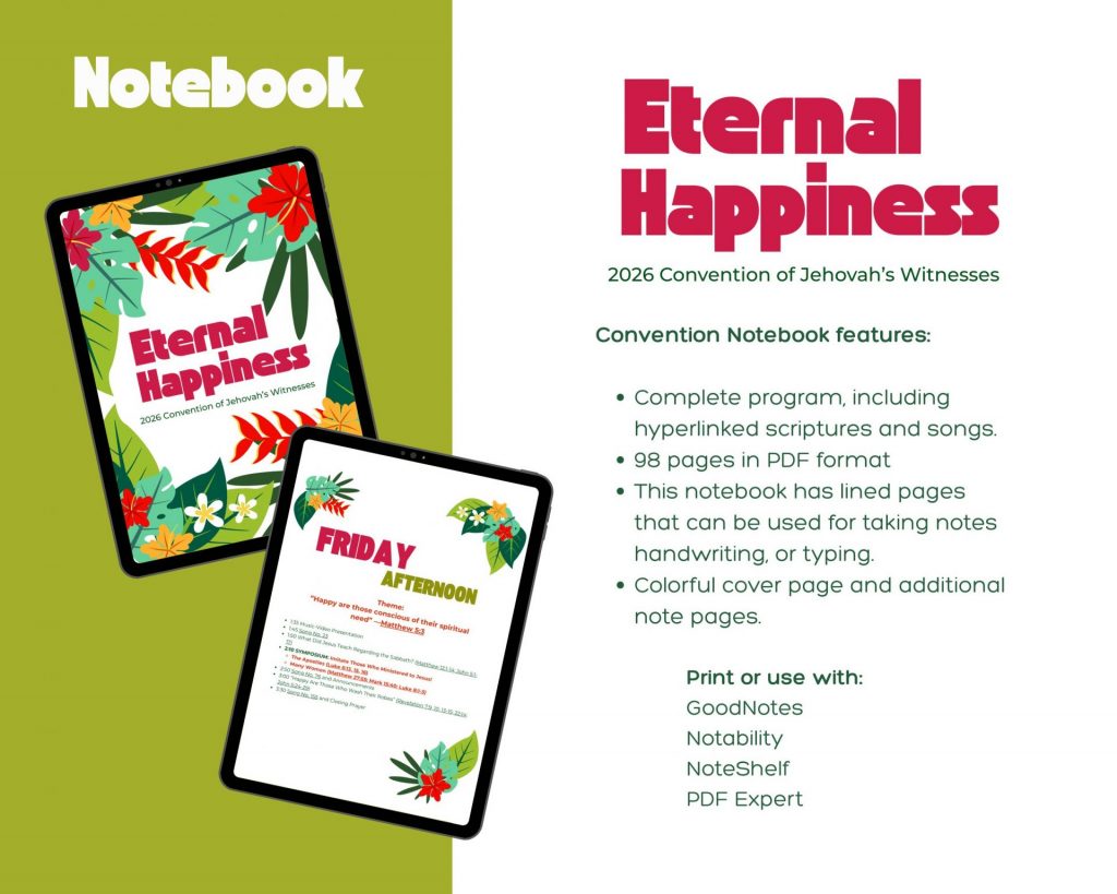 Tropical "Eternal Happiness" Convention Notebook