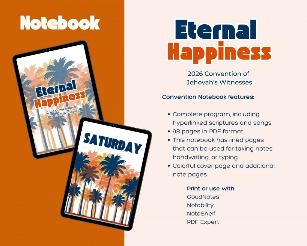 Palm Trees "Eternal Happiness" Convention Notebook