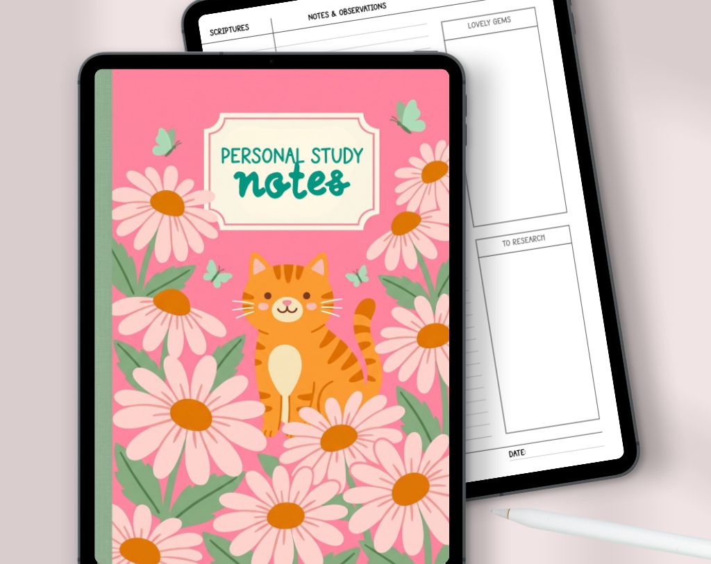 Personal Study Notes Digital Notebook