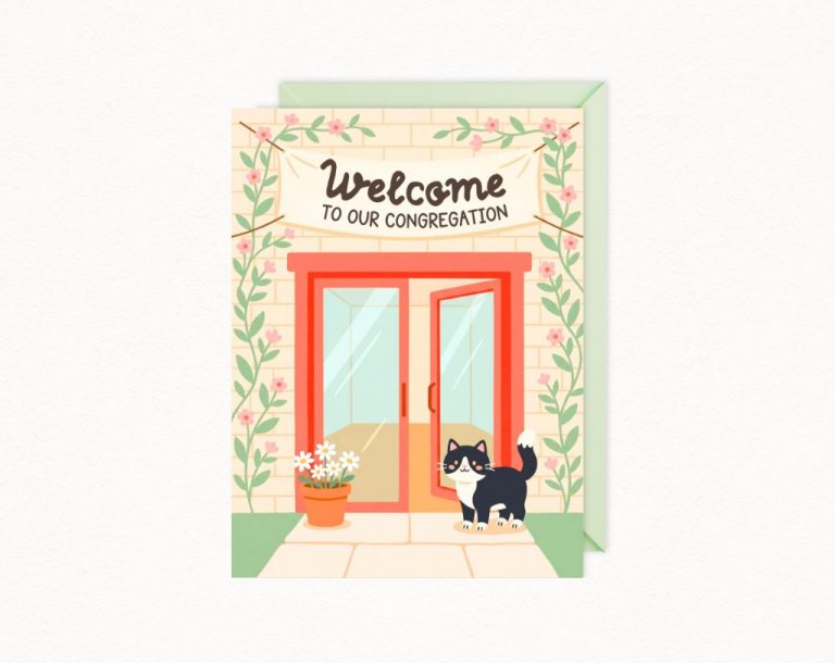 Welcome to Our Congregation Printable Card