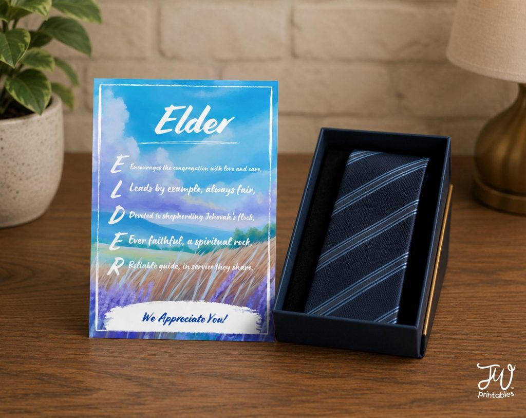 ELDER Acrostic Printable Card Gift