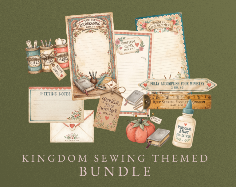 Kingdom Sewing Themed Bundle